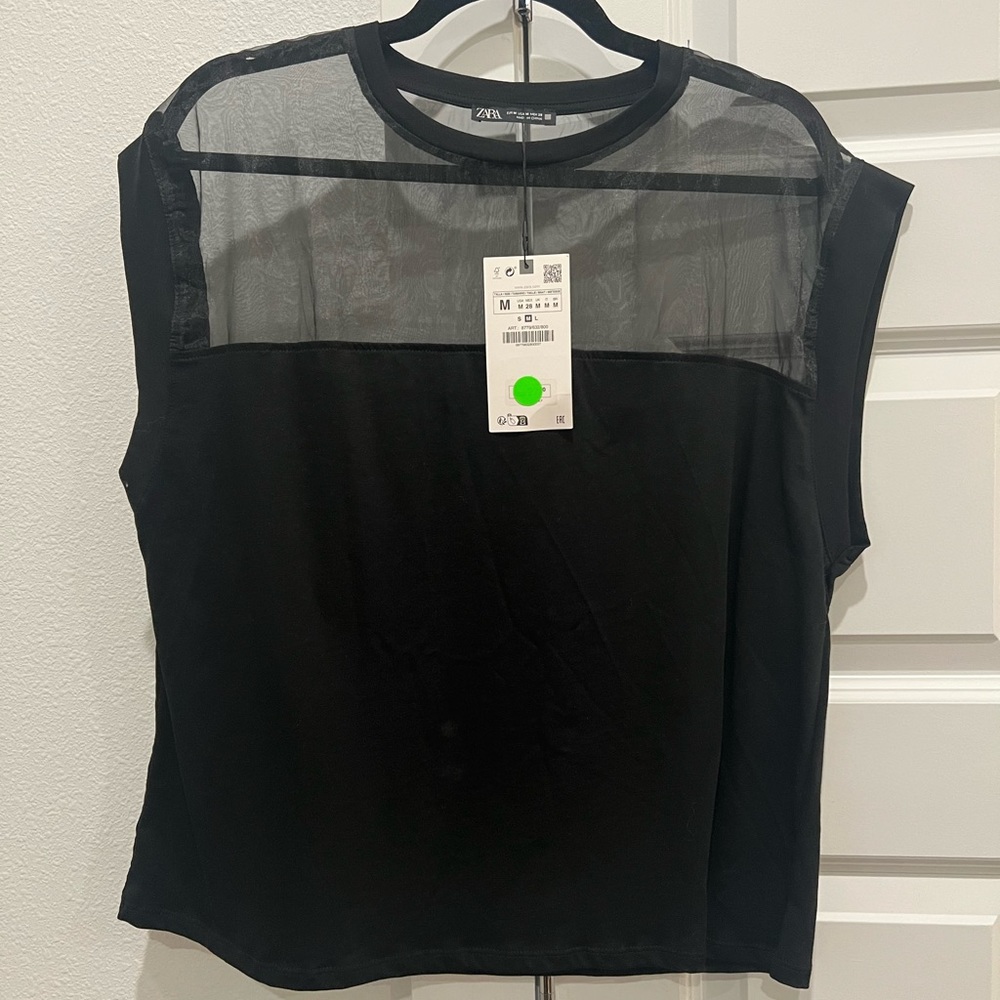 Black Zara Top